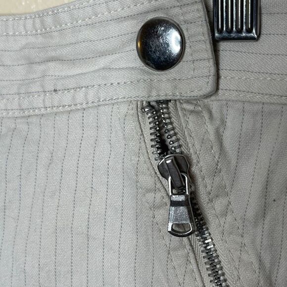 Marc By Marc Jacobs Shorts Womens 2 Chino Pockets Striped Cotton Bland - Picture 3 of 12